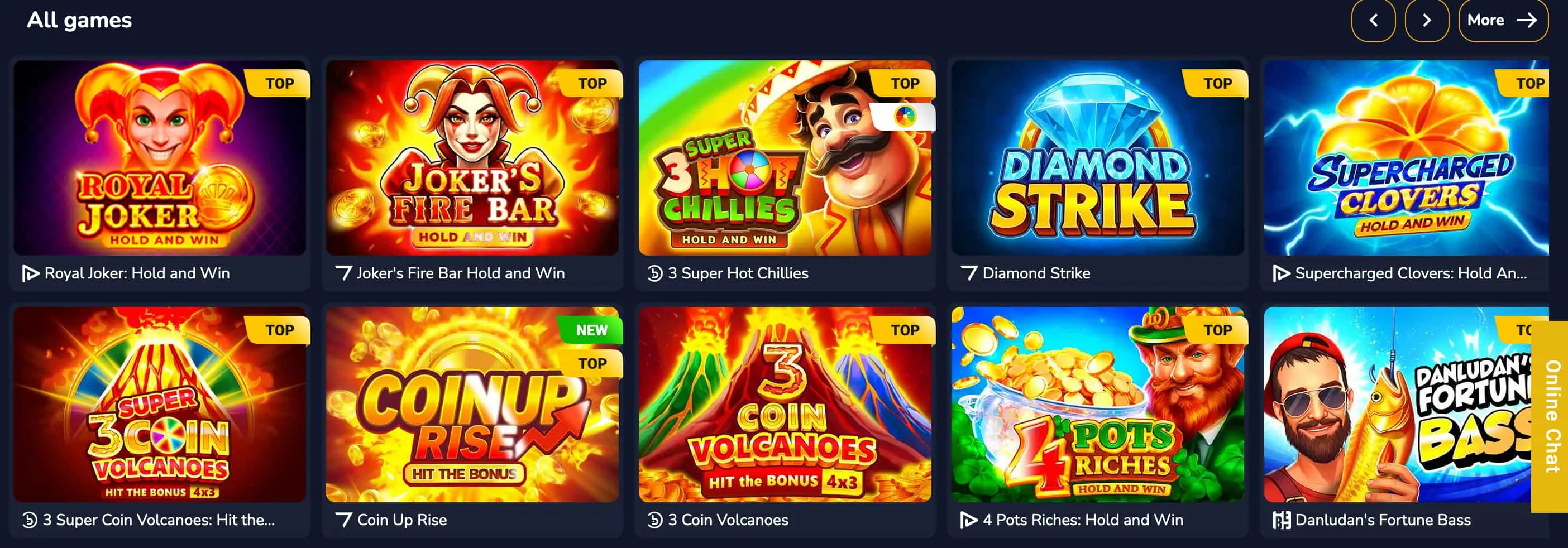 Games at MaxiSpin: pokies, live dealer and providers